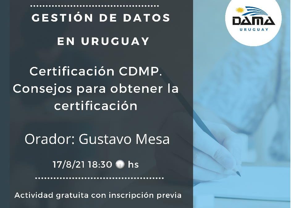 Webinar: Consejos para obtener la certificación CDMP