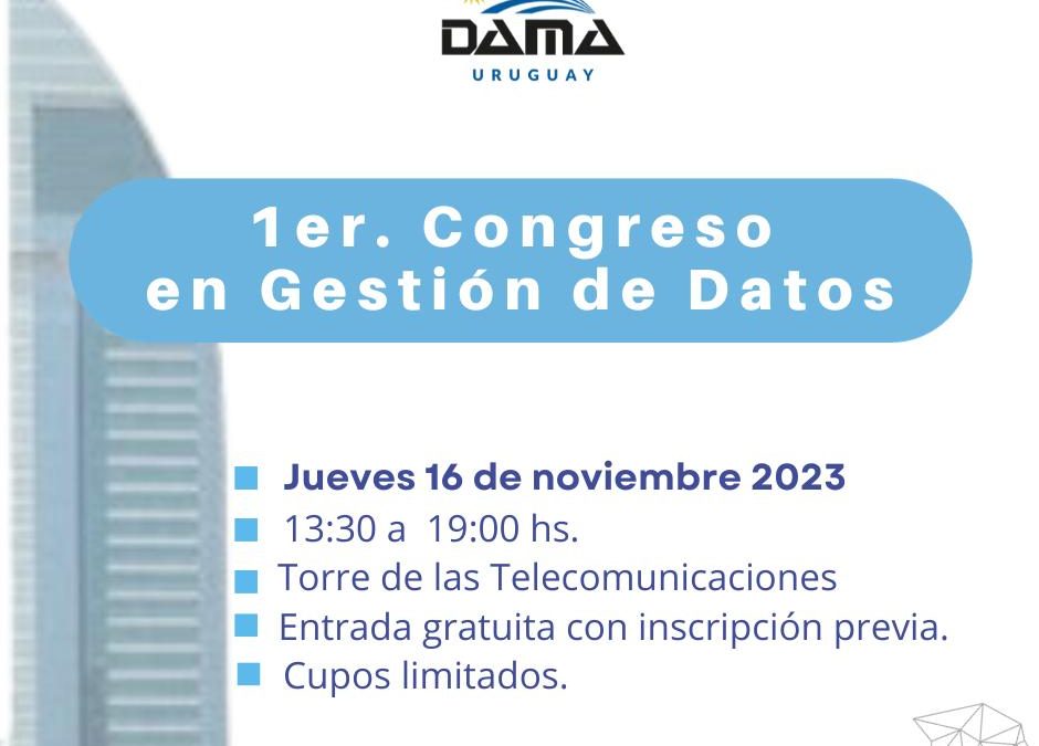 Congreso de Gestión de Datos 2023 en Uruguay
